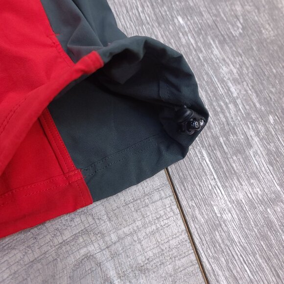 J Lindeberg Jacket Mens Medium Red Short Sleeve Pullover 1/4 Zip Golf - Picture 4 of 7